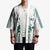 Polynesian Hawaii Volleyball Custom Kimono White Kakau with Map Motif - Polynesian Pride