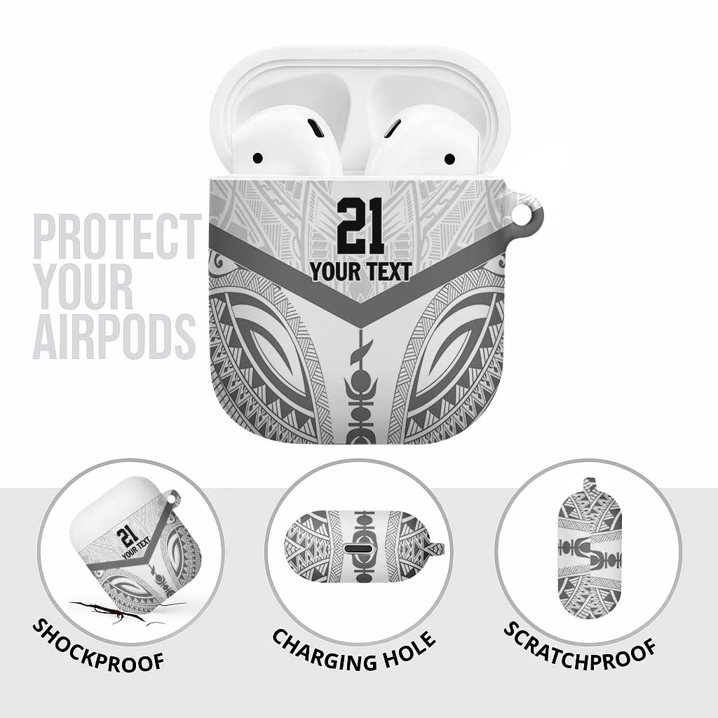 New Caledonia Football Custom AirPods Case Go Champions Les Cagous - Polynesian Pride