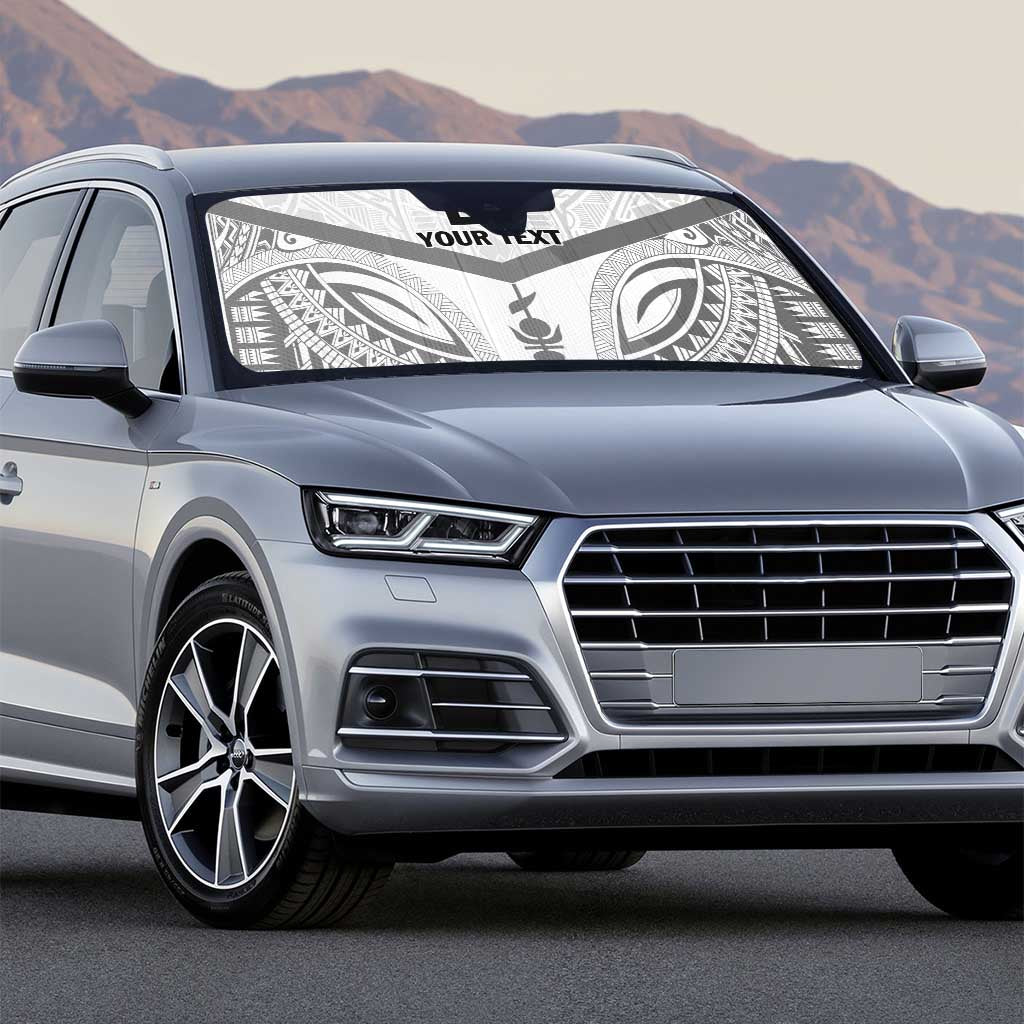 New Caledonia Football Custom Auto Sun Shade Go Champions Les Cagous - Polynesian Pride