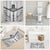 New Caledonia Football Custom Bathroom Set Go Champions Les Cagous - Polynesian Pride