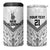 New Caledonia Football Custom 4 in 1 Can Cooler Tumbler Go Champions Les Cagous