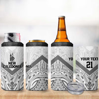 New Caledonia Football Custom 4 in 1 Can Cooler Tumbler Go Champions Les Cagous