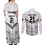 New Caledonia Football Custom Couples Matching Off Shoulder Maxi Dress and Long Sleeve Button Shirt Go Champions Les Cagous