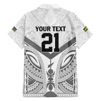 New Caledonia Football Custom Family Matching Puletasi and Hawaiian Shirt Go Champions Les Cagous