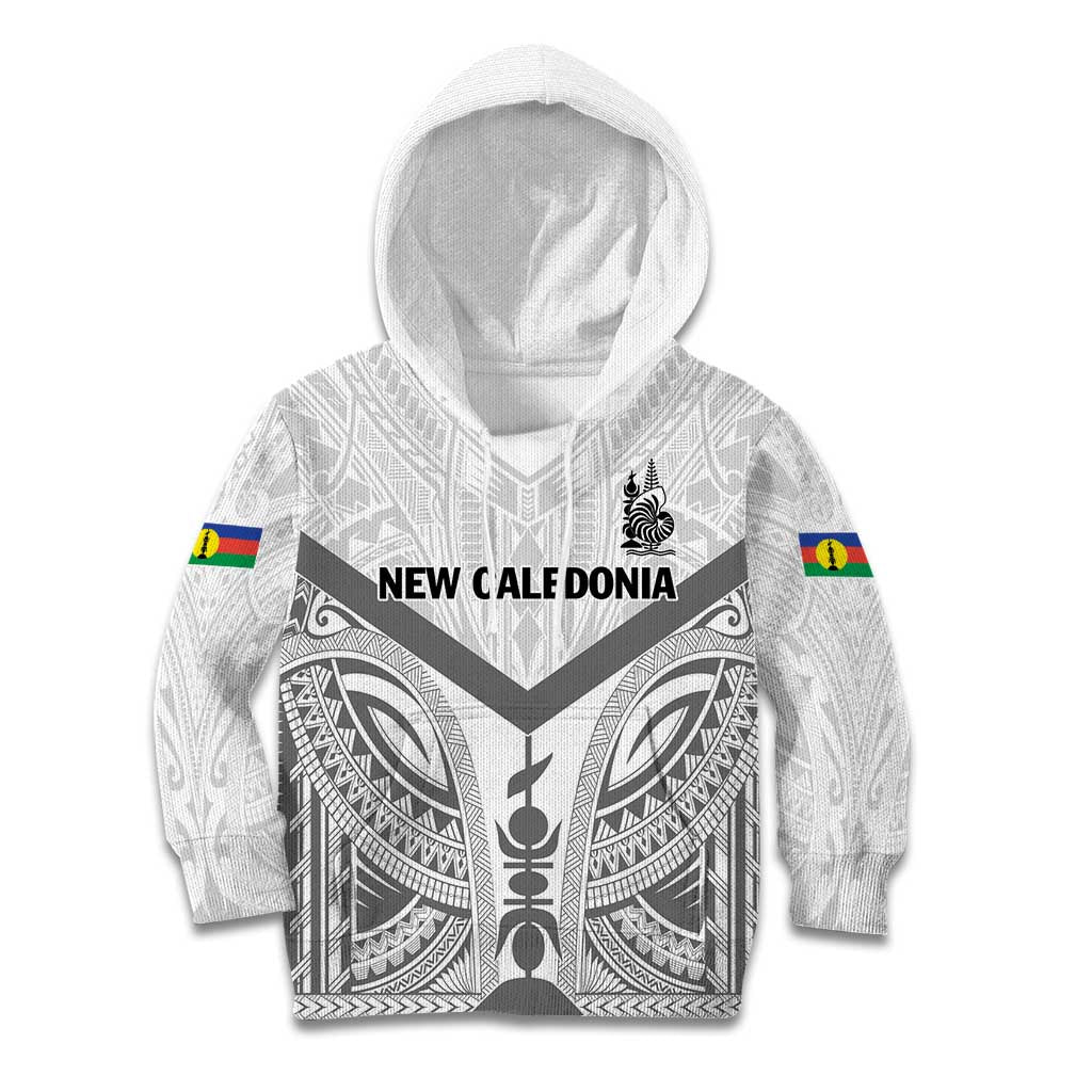 New Caledonia Football Custom Kid Hoodie Go Champions Les Cagous