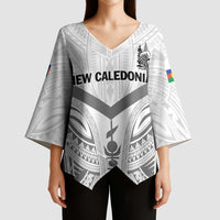 New Caledonia Football Custom Kimono Sleeve Blouse Go Champions Les Cagous - Polynesian Pride