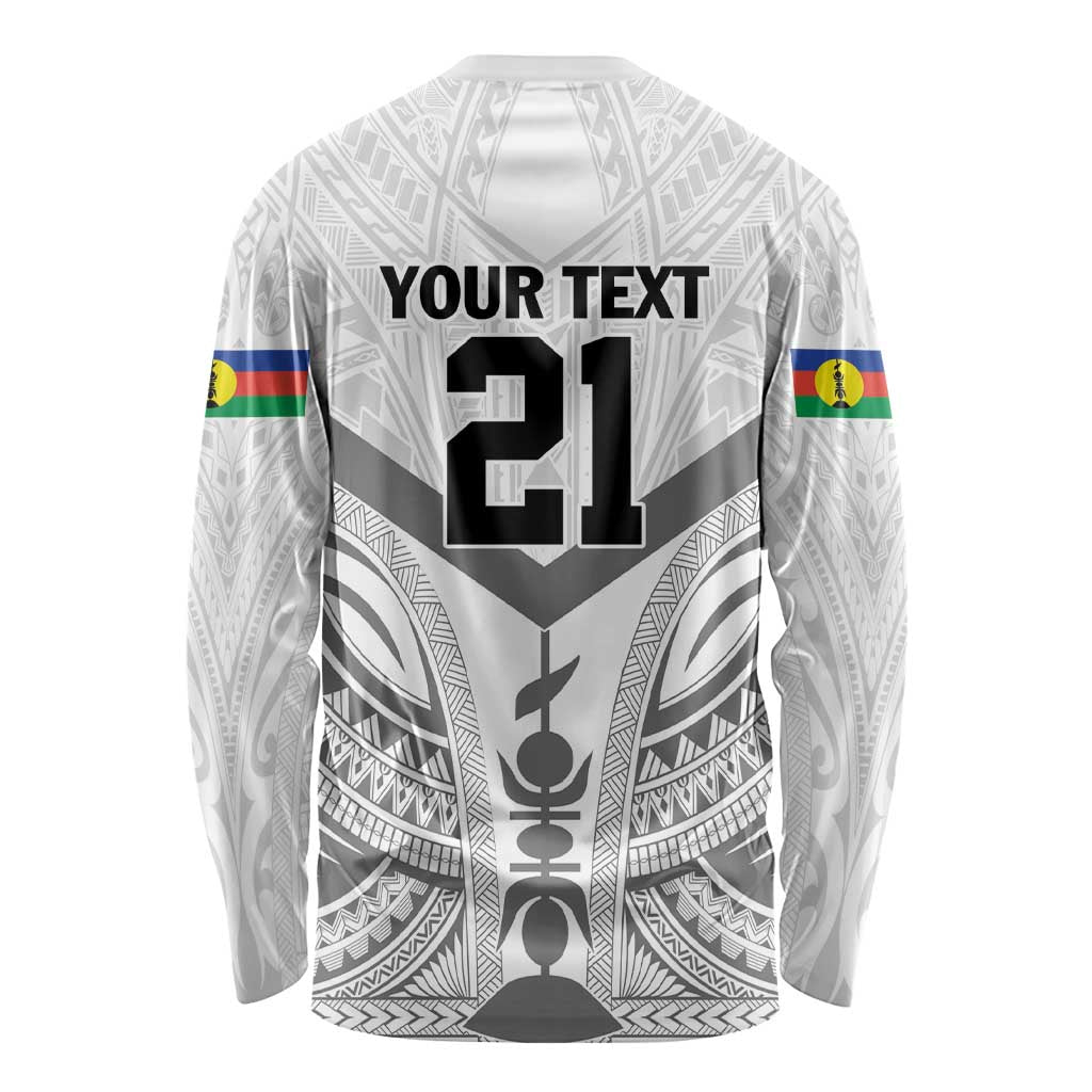 New Caledonia Football Custom Long Sleeve Shirt Go Champions Les Cagous