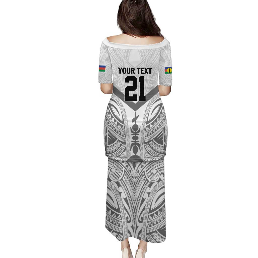 New Caledonia Football Custom Puletasi Go Champions Les Cagous