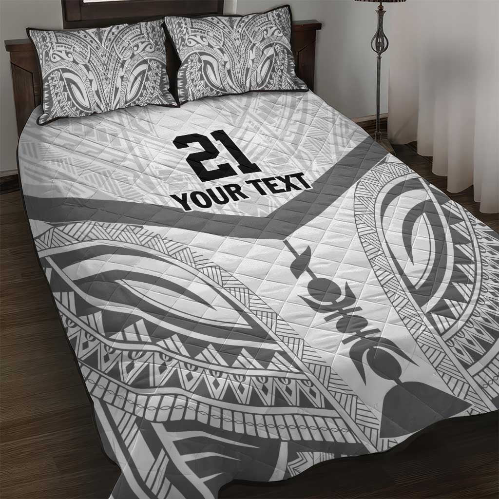 New Caledonia Football Custom Quilt Bed Set Go Champions Les Cagous