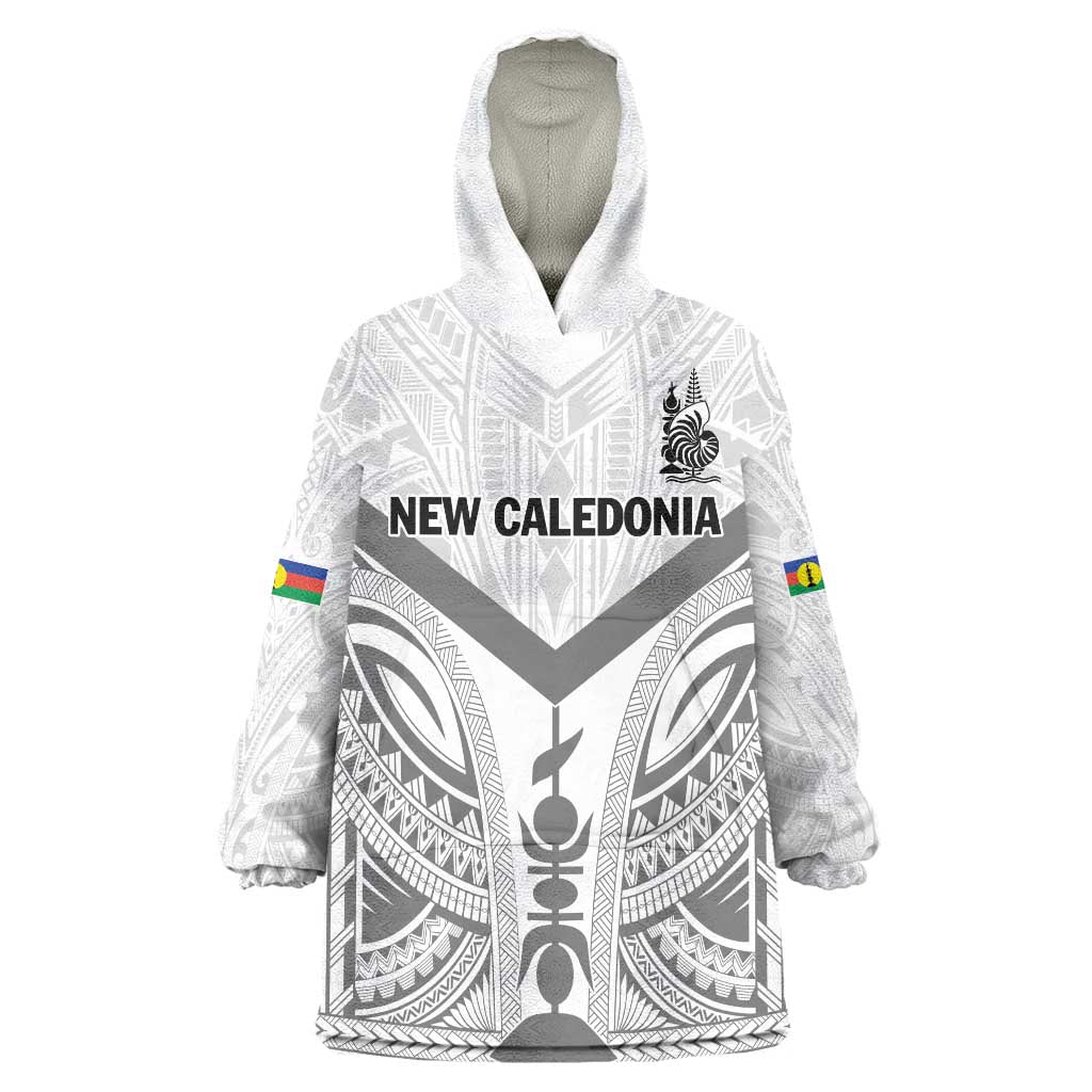 New Caledonia Football Custom Wearable Blanket Hoodie Go Champions Les Cagous