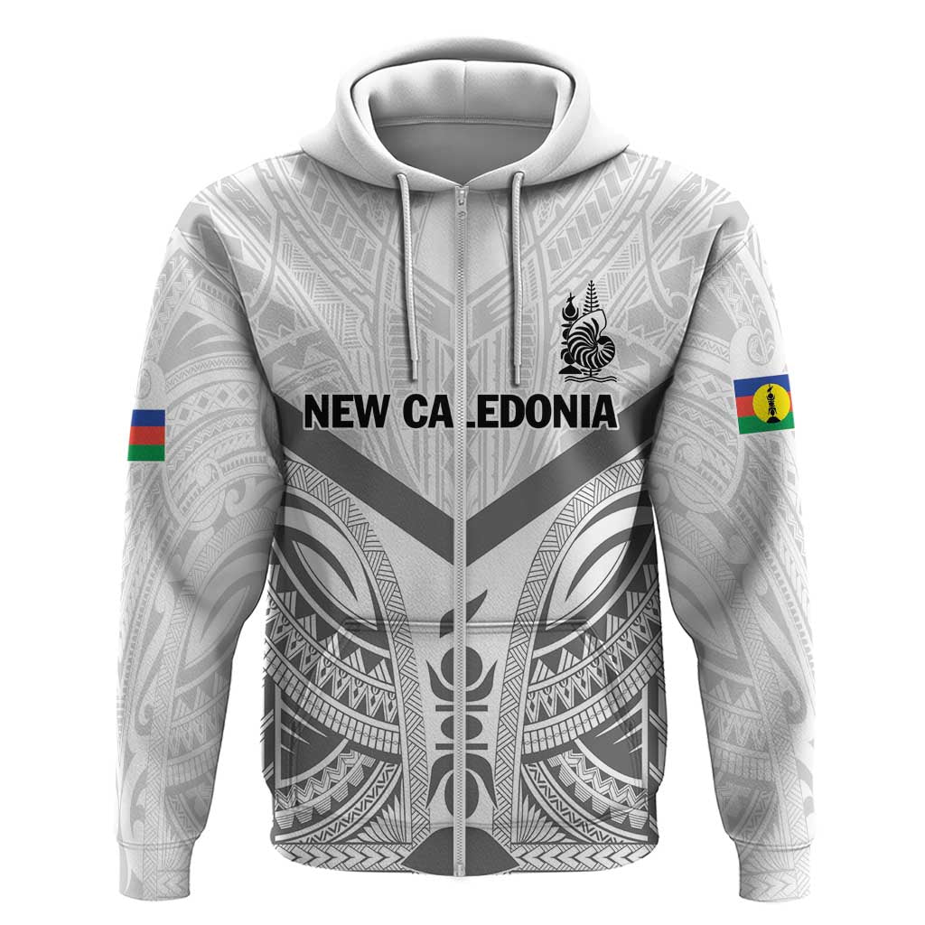 New Caledonia Football Custom Zip Hoodie Go Champions Les Cagous