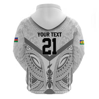 New Caledonia Football Custom Zip Hoodie Go Champions Les Cagous