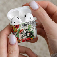 Skeleton Love for Valentines Day AirPods Case Polynesian Tribal Love Forever LT9 - Polynesian Pride