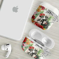 Skeleton Love for Valentines Day AirPods Case Polynesian Tribal Love Forever LT9 - Polynesian Pride