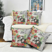 Skeleton Love for Valentine’s Day Pillow Cover Polynesian Tribal Love Forever - Polynesian Pride