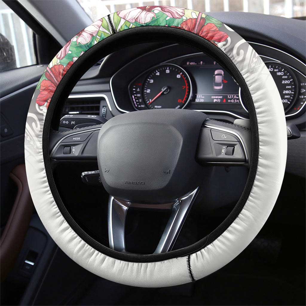 Skeleton Love for Valentines Day Steering Wheel Cover Polynesian Tribal Love Forever LT9 - Polynesian Pride