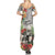 Skeleton Love for Valentine’s Day Summer Maxi Dress Polynesian Tribal Love Forever