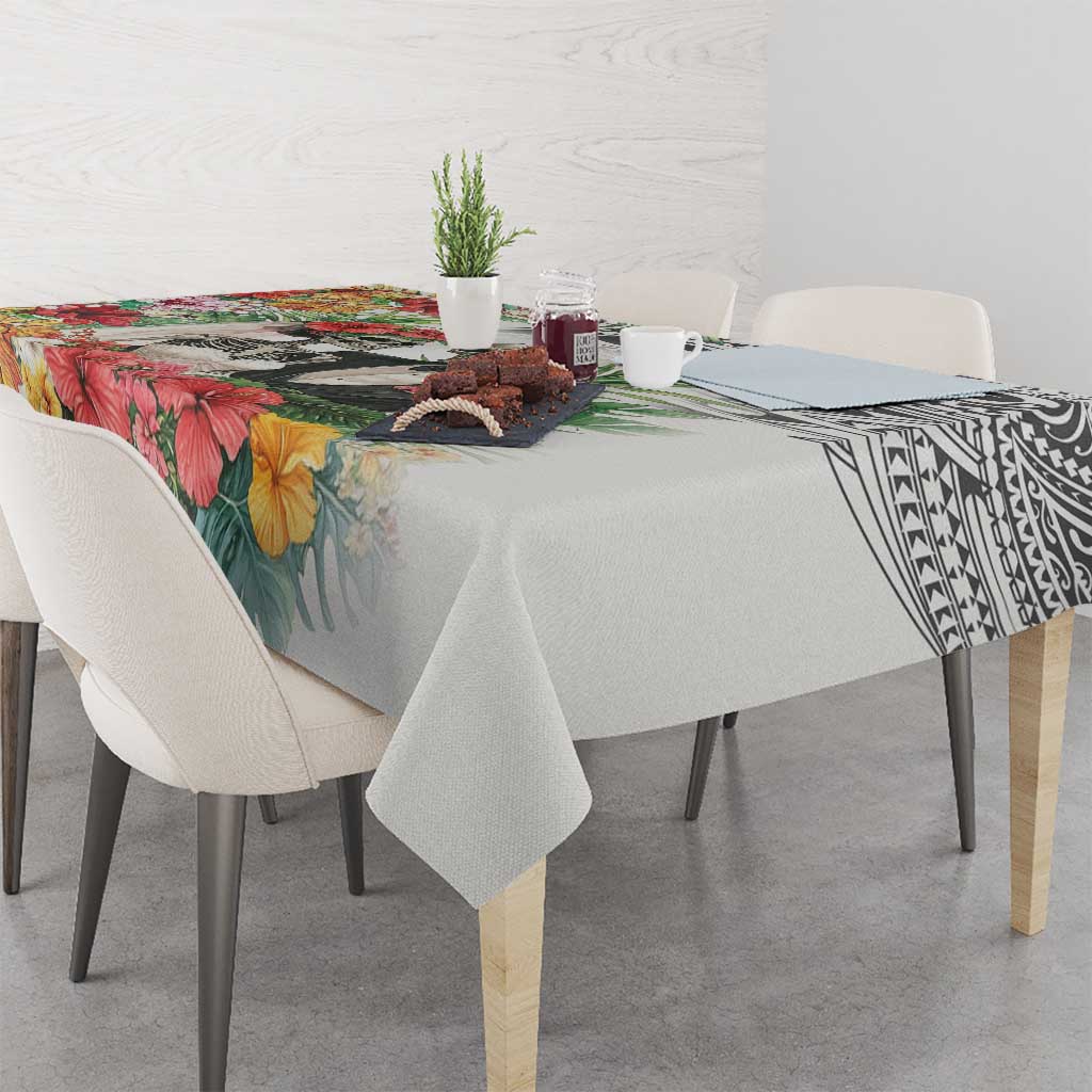 Skeleton Love for Valentines Day Tablecloth Polynesian Tribal Love Forever LT9 - Polynesian Pride