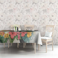 Skeleton Love for Valentines Day Tablecloth Polynesian Tribal Love Forever LT9 - Polynesian Pride