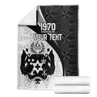 Personalised Tonga Emancipation Day Blanket Since 1970 Ngatu Tribal Pattern LT9 - Polynesian Pride