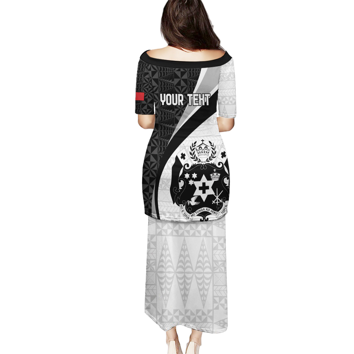 Personalised Tonga Emancipation Day Family Matching Puletasi and Hawaiian Shirt Since 1970 Ngatu Tribal Pattern LT9 - Polynesian Pride