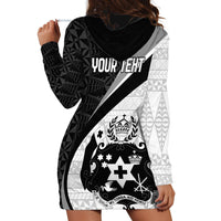 Personalised Tonga Emancipation Day Hoodie Dress Since 1970 Ngatu Tribal Pattern LT9 - Polynesian Pride