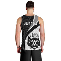 Personalised Tonga Emancipation Day Men Tank Top Since 1970 Ngatu Tribal Pattern LT9 - Polynesian Pride