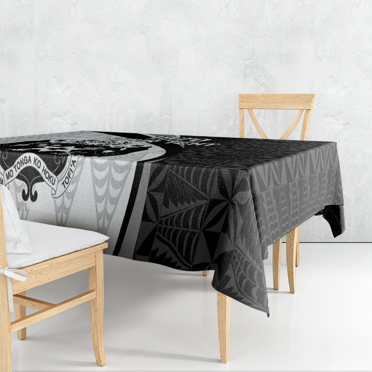 Personalised Tonga Emancipation Day Tablecloth Since 1970 Ngatu Tribal Pattern LT9 - Polynesian Pride