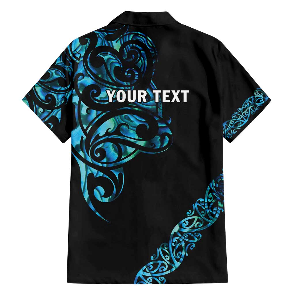 All Black Maori Tribal Tattoo Personalised Family Matching Summer Maxi Dress and Hawaiian Shirt Polynesian Style