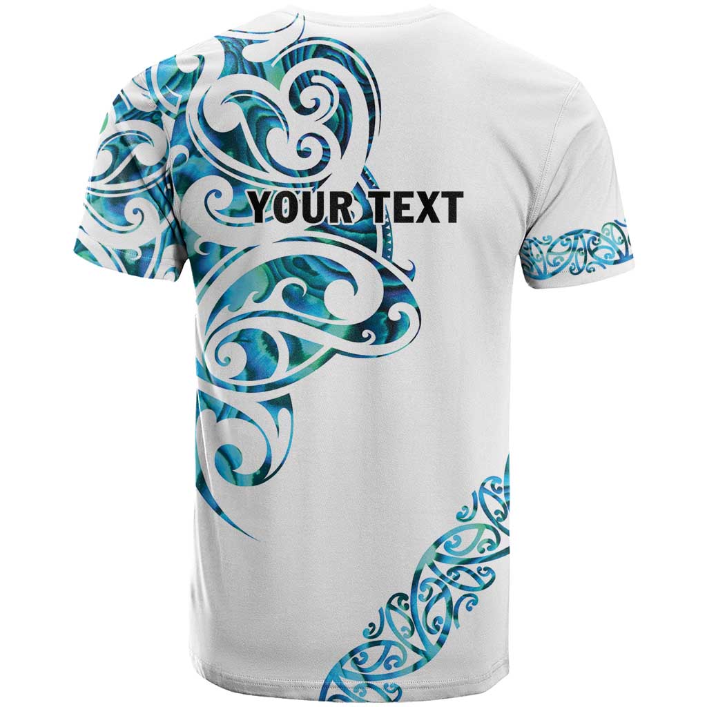 All White Maori Tribal Tattoo Personalised T Shirt Polynesian Style