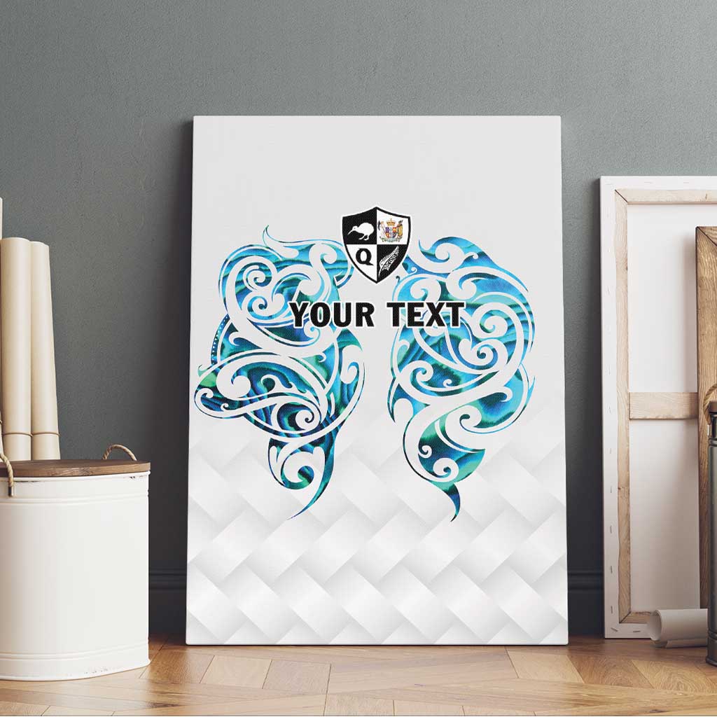 Queensland Maori Kiwi Personalised Canvas Wall Art Ma Kakariki Papua Shell Maori Tribal Tattoo LT9 - Polynesian Pride