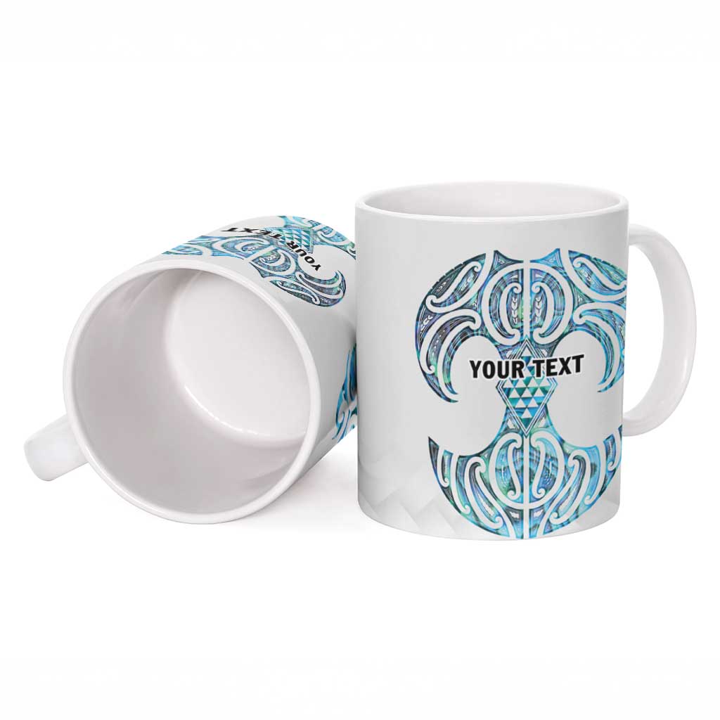 Queensland Maori Kiwi Personalised Ceramic Mug Ma Kakariki Papua Shell Maori Tribal Tattoo - Polynesian Pride