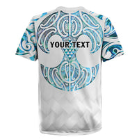 Queensland Maori Kiwi Personalised Rugby Jersey Ma Kakariki Papua Shell Maori Tribal Tattoo