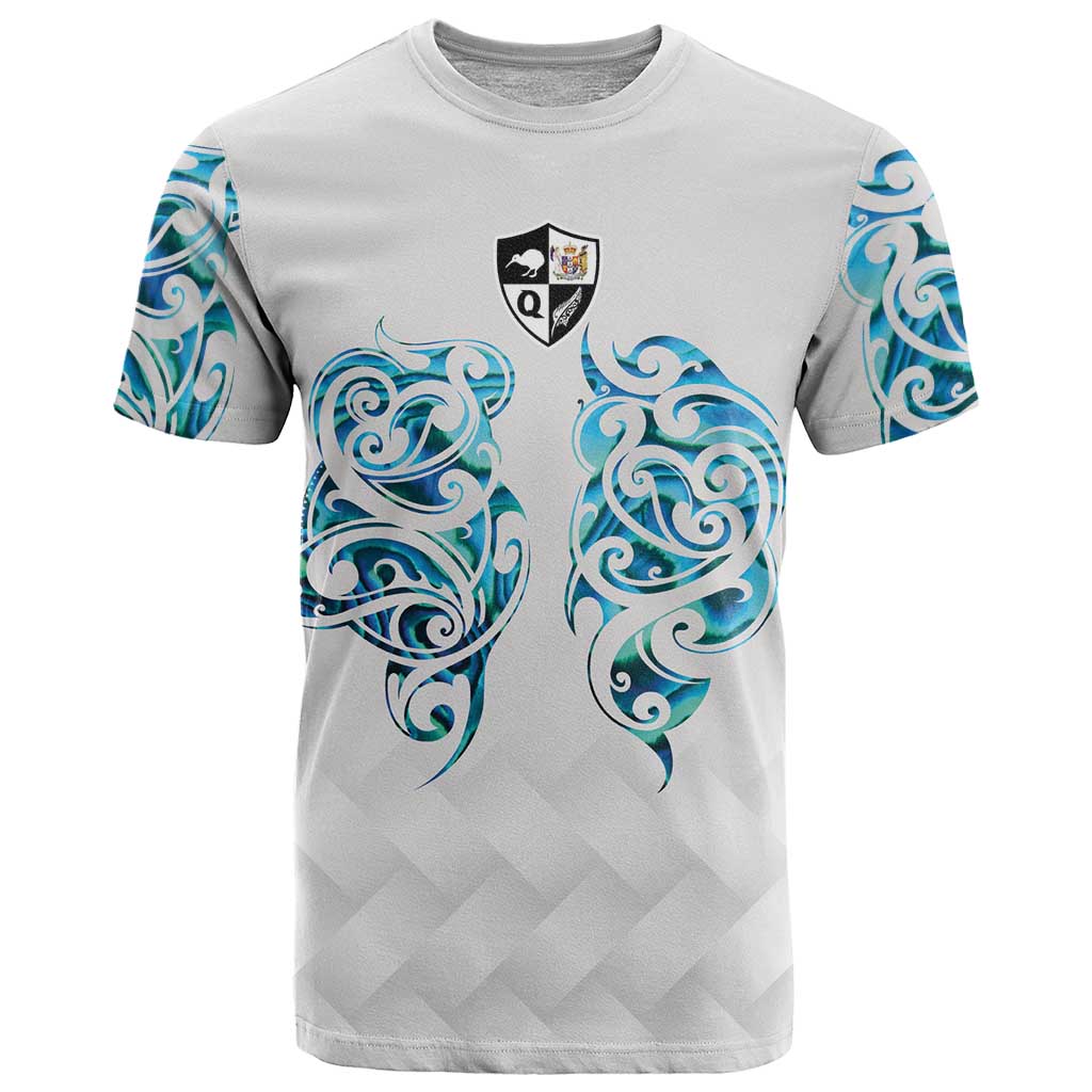 Queensland Maori Kiwi Personalised T Shirt Ma Kakariki Papua Shell Maori Tribal Tattoo