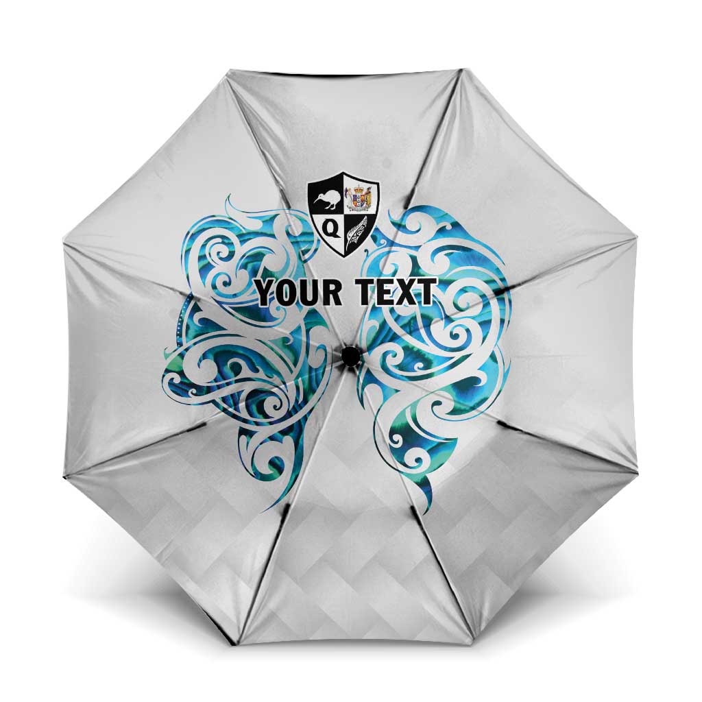 Queensland Maori Kiwi Personalised Umbrella Ma Kakariki Papua Shell Maori Tribal Tattoo - Polynesian Pride
