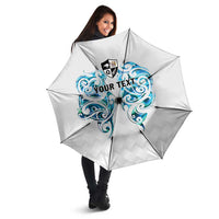 Queensland Maori Kiwi Personalised Umbrella Ma Kakariki Papua Shell Maori Tribal Tattoo - Polynesian Pride