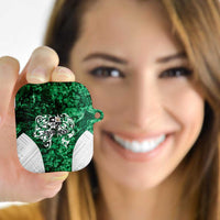 Queensland Maori Kiwi Personalised AirPods Case Kikirangi Papua Shell Maori Tribal Tattoo - Polynesian Pride