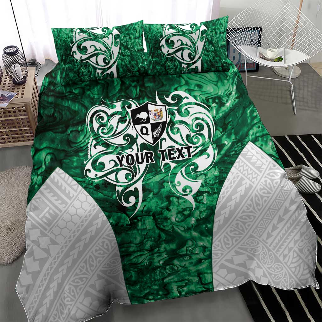 Queensland Maori Kiwi Personalised Bedding Set Kikirangi Papua Shell Maori Tribal Tattoo