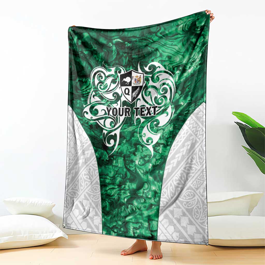 Queensland Maori Kiwi Personalised Blanket Kikirangi Papua Shell Maori Tribal Tattoo