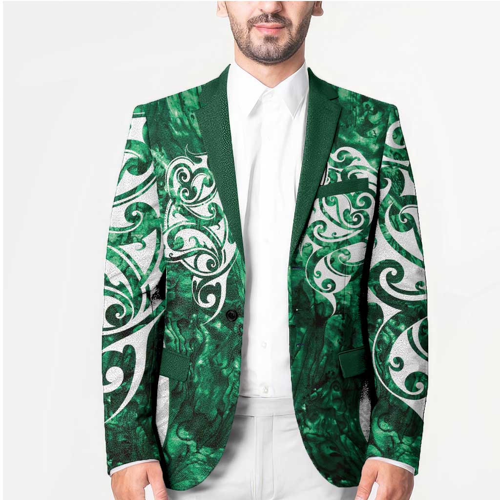 Queensland Maori Kiwi Personalised Blazer Kikirangi Papua Shell Maori Tribal Tattoo - Polynesian Pride
