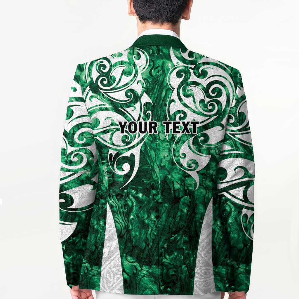 Queensland Maori Kiwi Personalised Blazer Kikirangi Papua Shell Maori Tribal Tattoo - Polynesian Pride