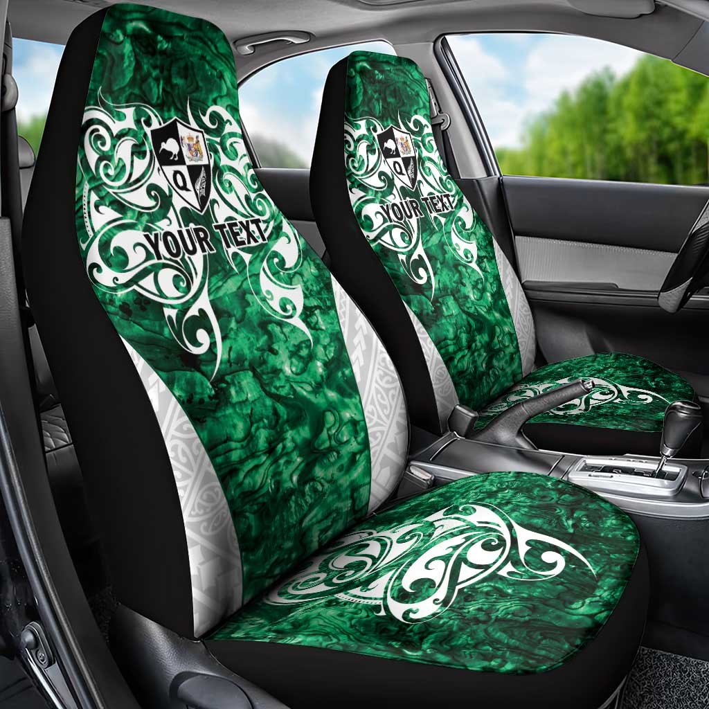 Queensland Maori Kiwi Personalised Car Seat Cover Kikirangi Papua Shell Maori Tribal Tattoo