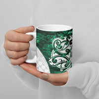 Queensland Maori Kiwi Personalised Ceramic Mug Kikirangi Papua Shell Maori Tribal Tattoo - Polynesian Pride