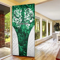 Queensland Maori Kiwi Personalised Door Cover Kikirangi Papua Shell Maori Tribal Tattoo - Polynesian Pride