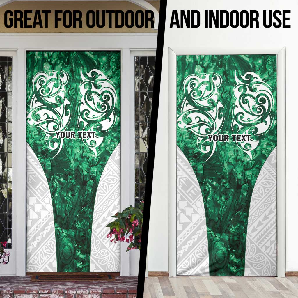Queensland Maori Kiwi Personalised Door Cover Kikirangi Papua Shell Maori Tribal Tattoo - Polynesian Pride