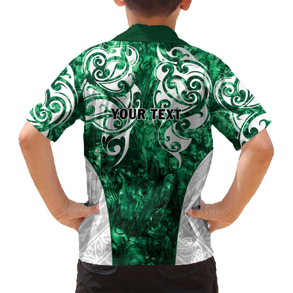 Queensland Maori Kiwi Personalised Family Matching Off Shoulder Short Dress and Hawaiian Shirt Kikirangi Papua Shell Maori Tribal Tattoo