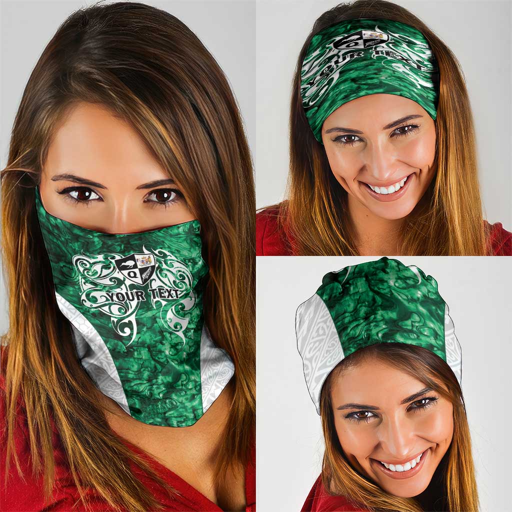 Queensland Maori Kiwi Personalised Neck Gaiter Kikirangi Papua Shell Maori Tribal Tattoo - Polynesian Pride
