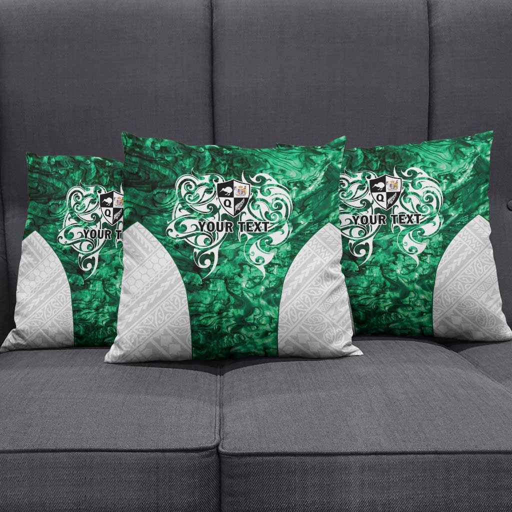 Queensland Maori Kiwi Personalised Pillow Cover Kikirangi Papua Shell Maori Tribal Tattoo - Polynesian Pride