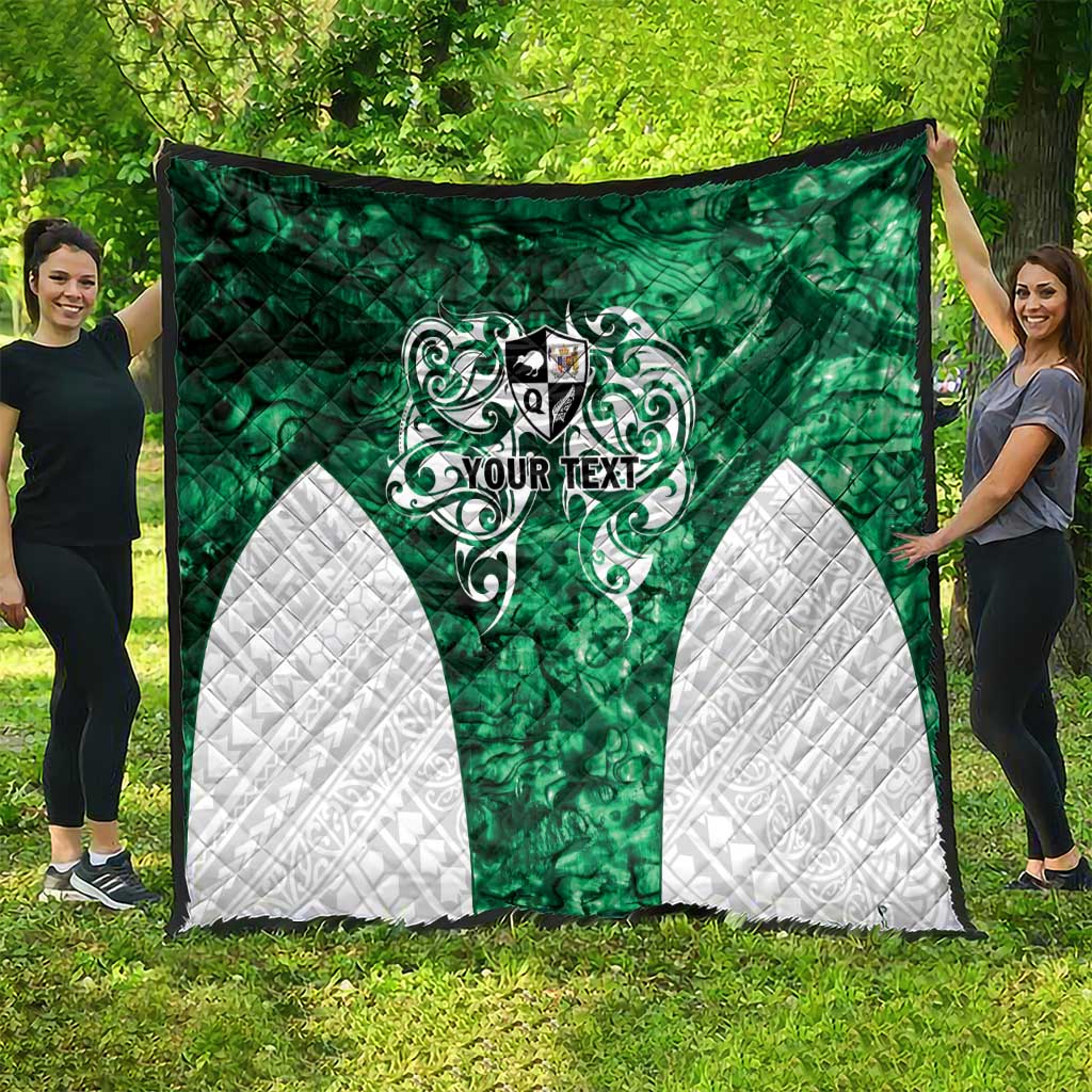 Queensland Maori Kiwi Personalised Quilt Kikirangi Papua Shell Maori Tribal Tattoo