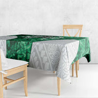 Queensland Maori Kiwi Personalised Tablecloth Kikirangi Papua Shell Maori Tribal Tattoo LT9 - Polynesian Pride